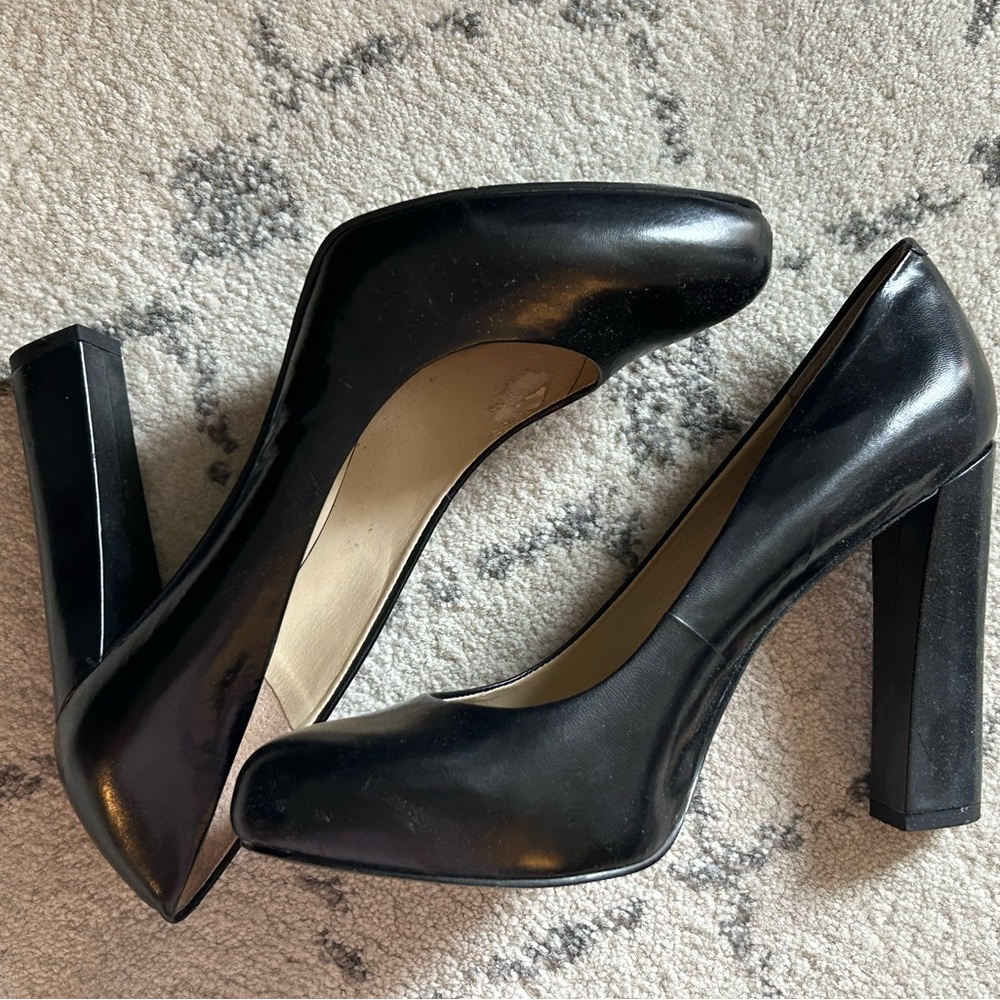 Nine West Dazzler Heels, Black, Size 9